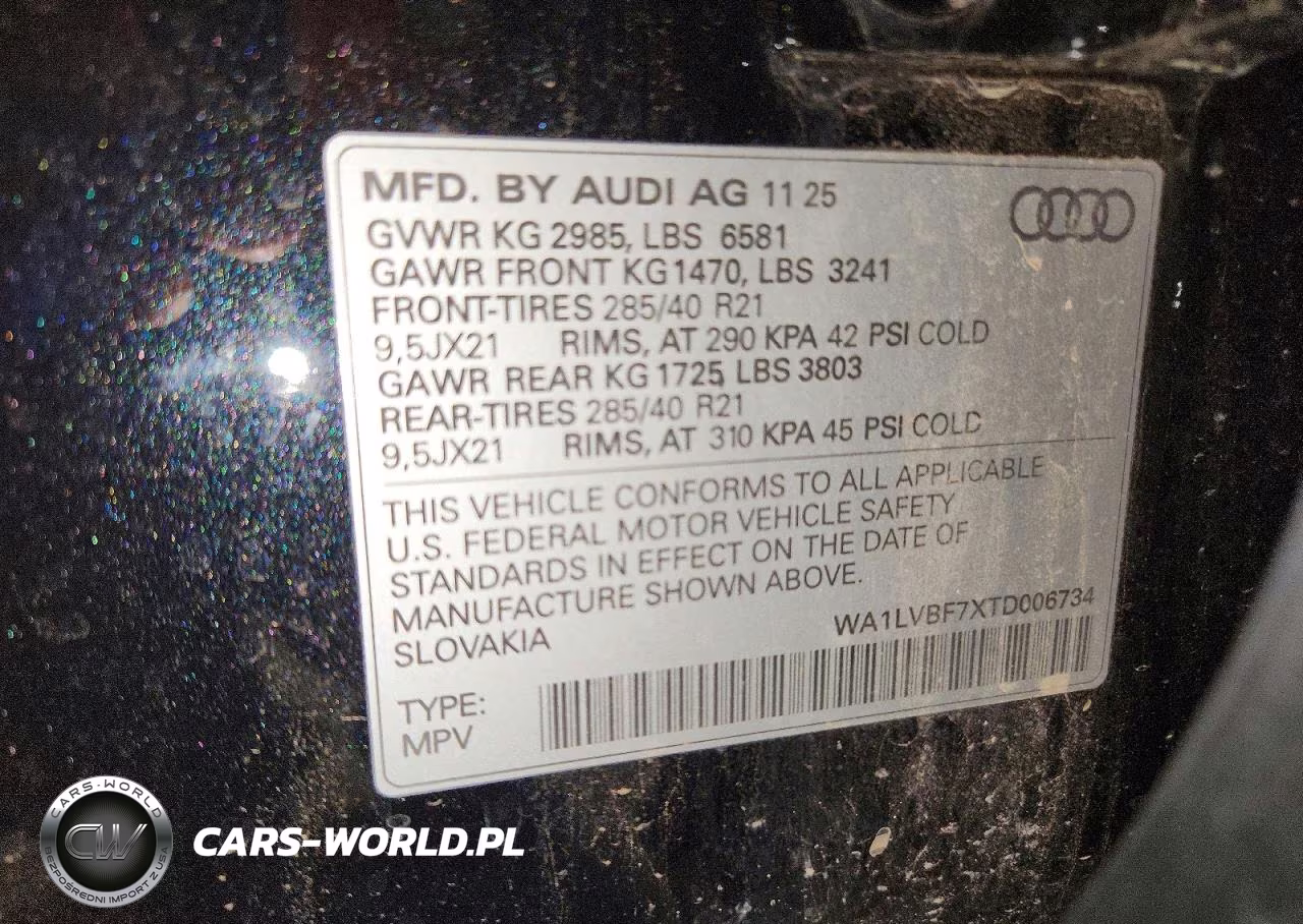 2026 Audi Q7 Premium Plus VIN:WA1LVBF7XTD006734 - 13