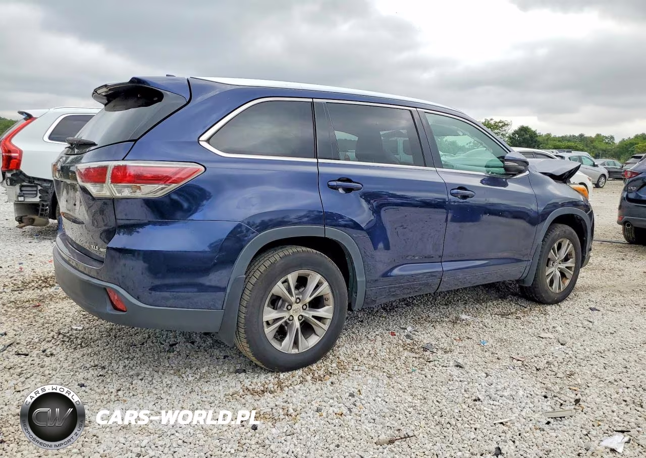 2015 Toyota Highlander Xle VIN:5TDJKRFH2FS078866 - 3