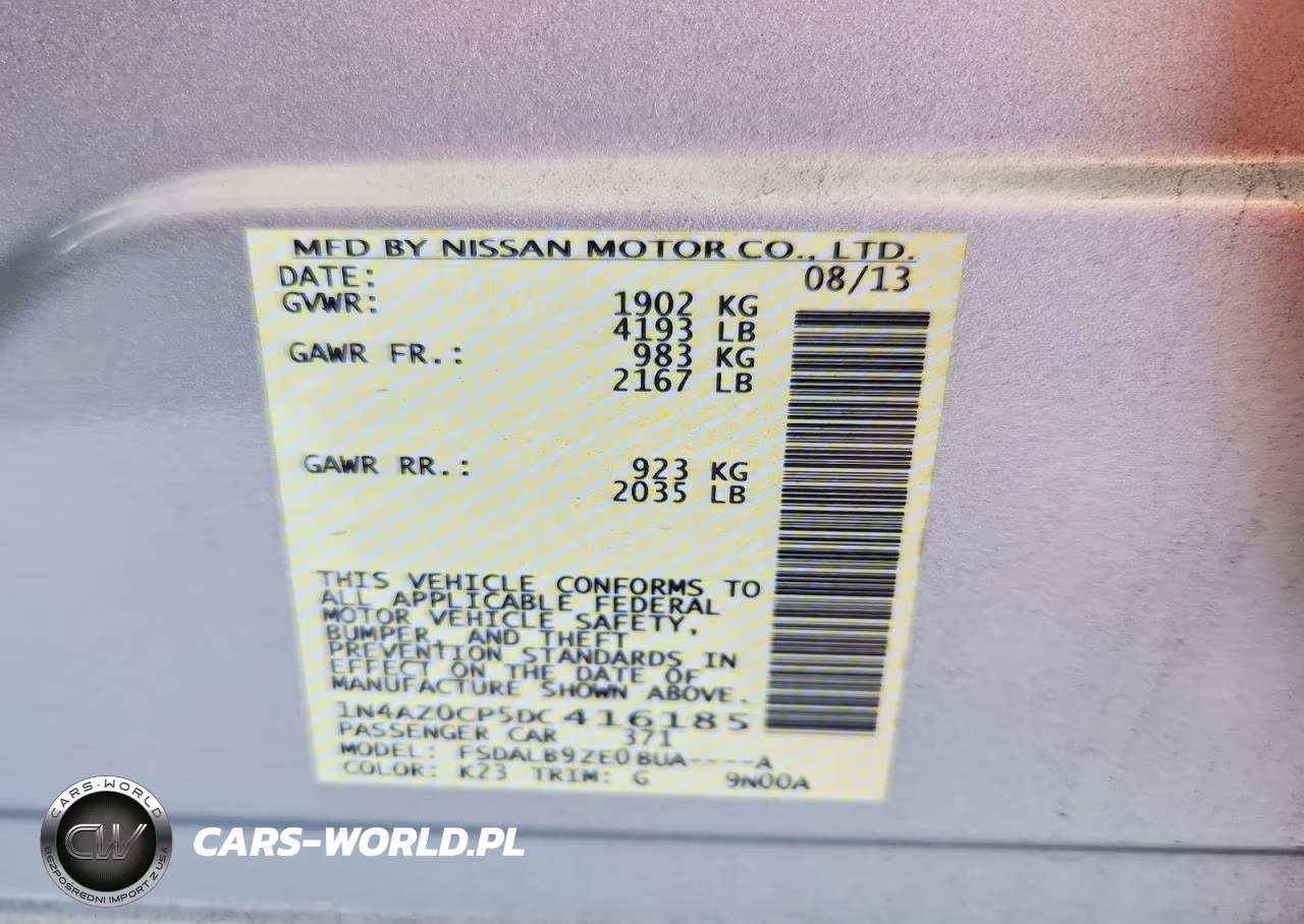 2013 Nissan Leaf S VIN:1N4AZ0CP5DC416185 - 12