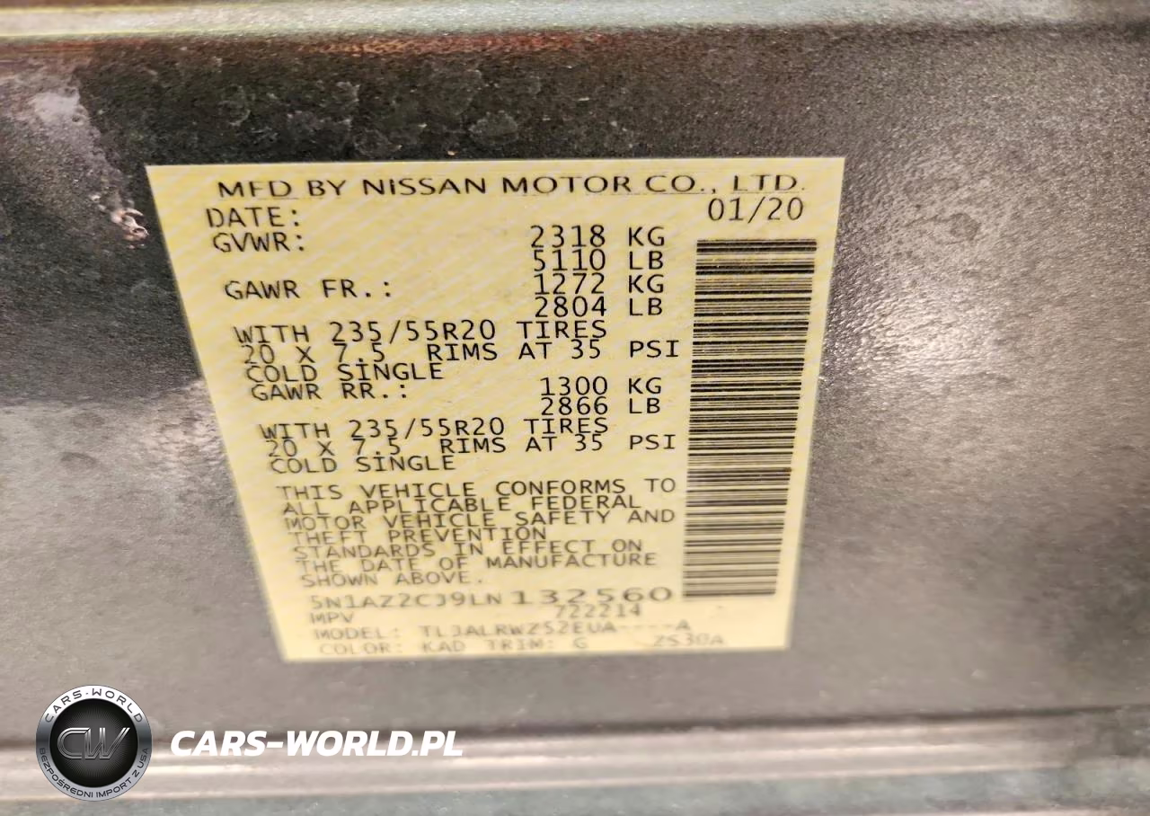 2020 Nissan Murano Sl VIN:5N1AZ2CJ9LN132560 - 14