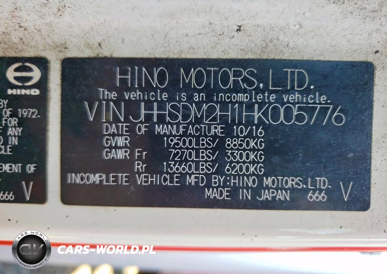 2017 Hino 195 VIN:JHHSDM2H1HK005776 - 12