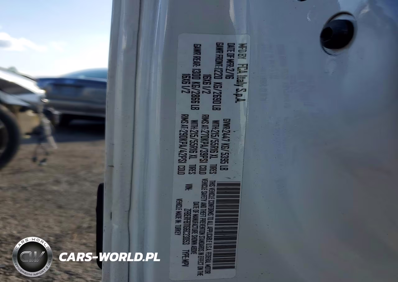 2016 Ram Promaster City Slt Delivery Van VIN:ZFBERFBT1G6C23053 - 14
