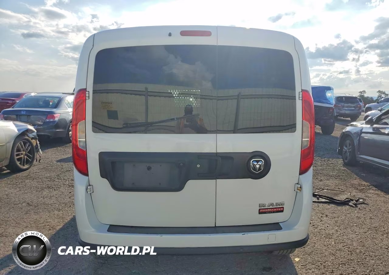 2016 Ram Promaster City Slt Delivery Van VIN:ZFBERFBT1G6C23053 - 6