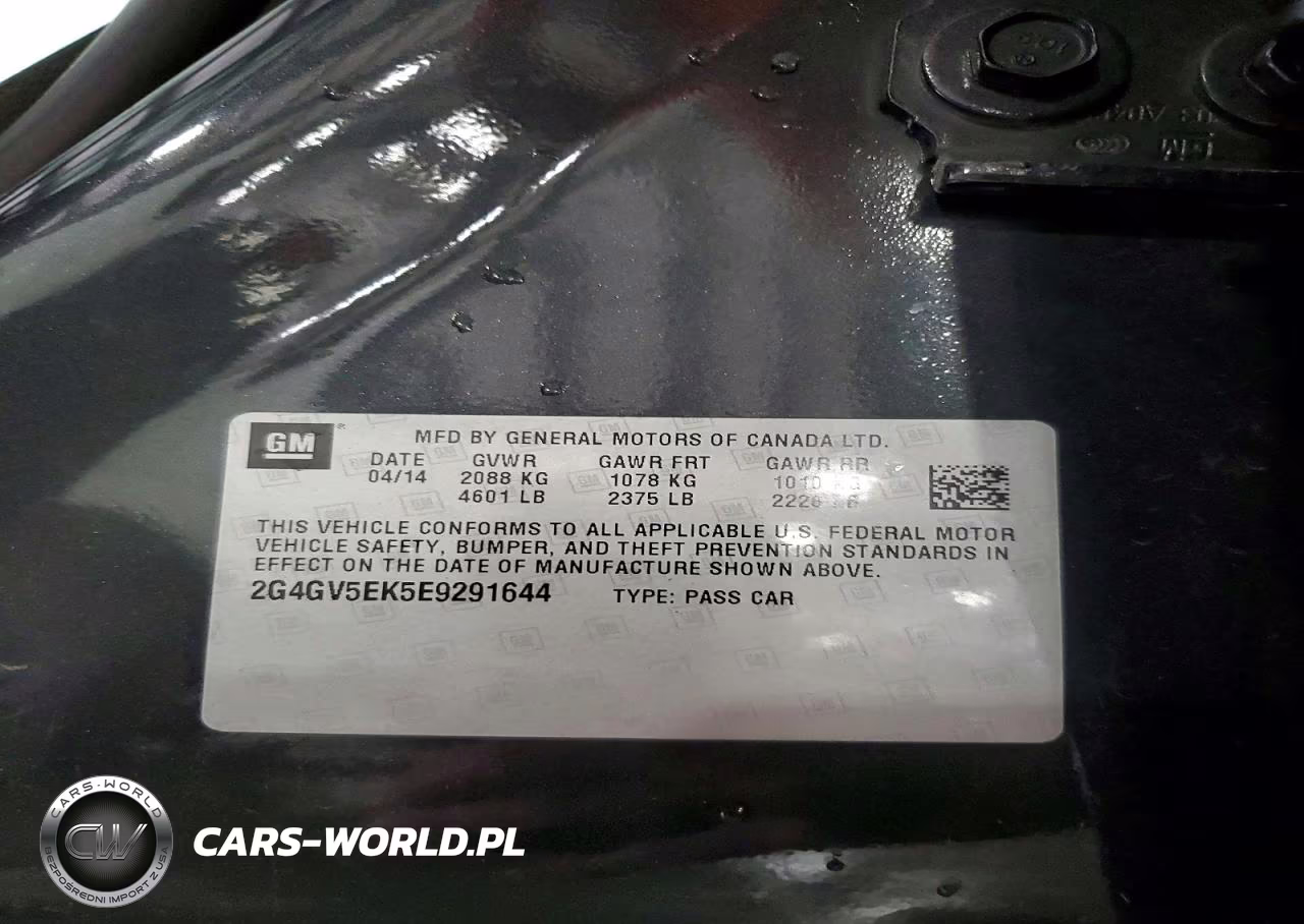 2014 Buick Regal VIN:2G4GV5EK5E9291644 - 13