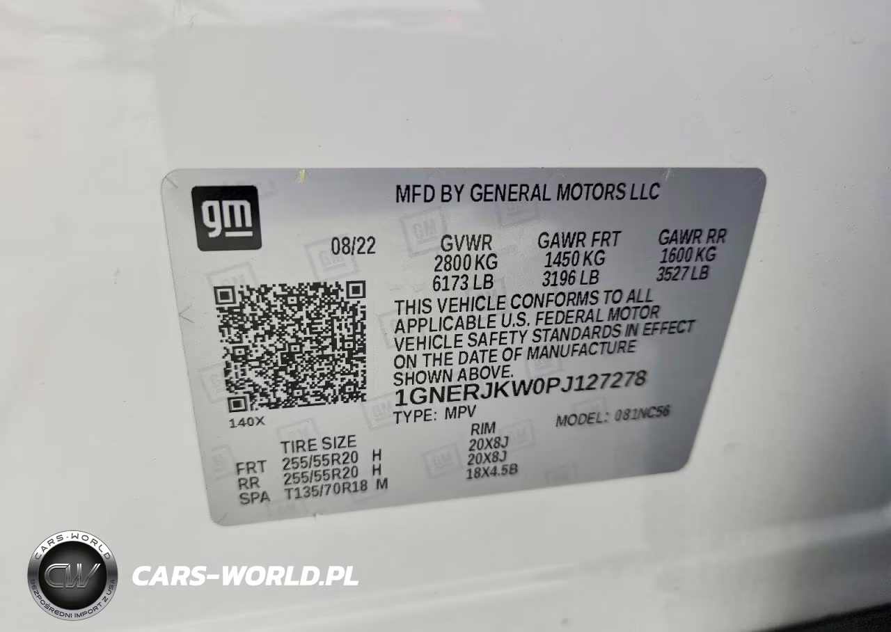 2023 Chevrolet Traverse Rs VIN:1GNERJKW0PJ127278 - 13