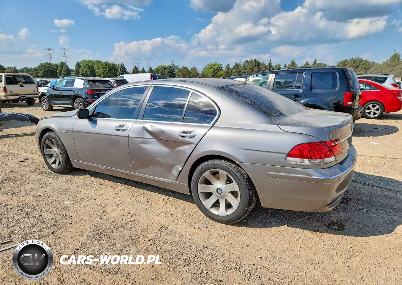 2008 BMW 750 I VIN:WBAHL83568DT12017 - 2