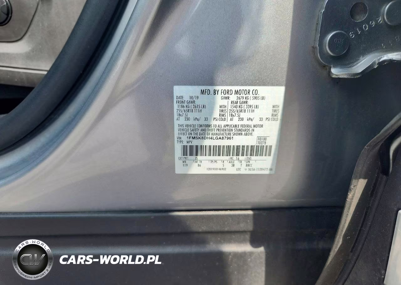 2020 Ford Explorer Xlt VIN:1FMSK8DH4LGA87961 - 13