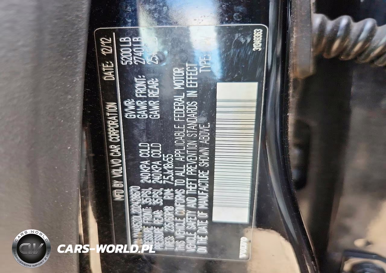 2013 Volvo Xc60 3.2 VIN:YV4952DL2D2428670 - 13