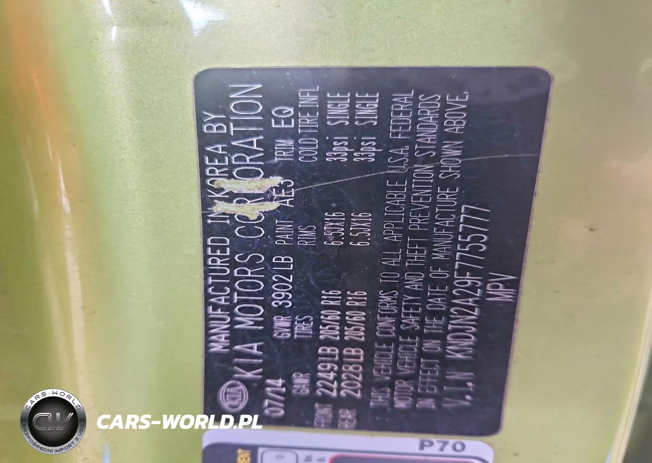 2015 Kia Soul Base VIN:KNDJN2A29F7755777 - 12