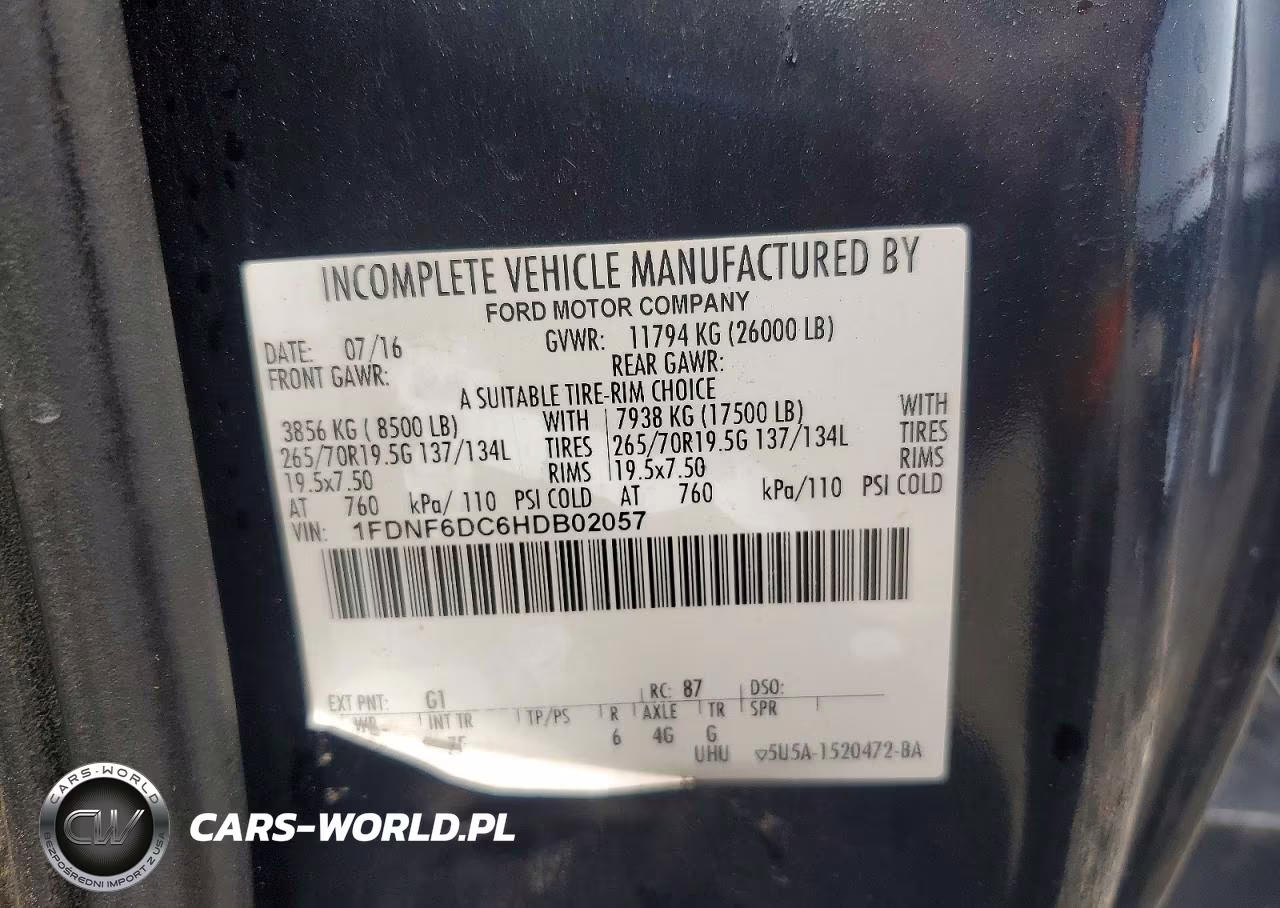 2017 Ford F650 Super - Rollback Tow Truck VIN:1FDNF6DC6HDB02057 - 12