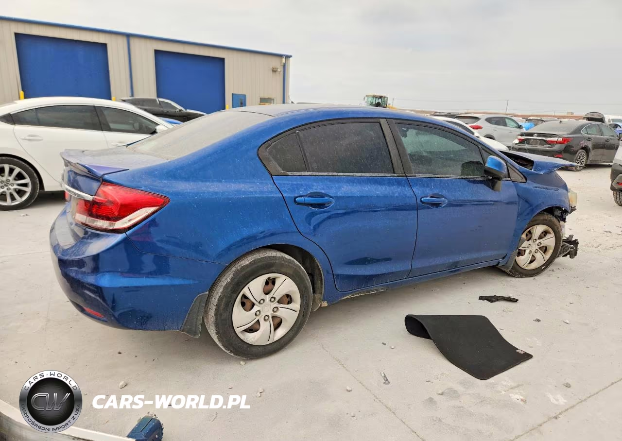 2013 Honda Civic Lx VIN:2HGFB2F55DH557640 - 3