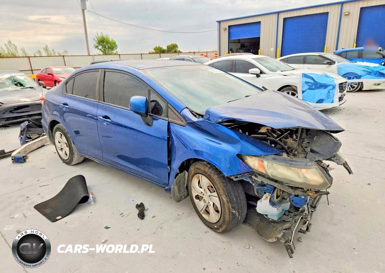 2013 Honda Civic Lx VIN:2HGFB2F55DH557640 - 4