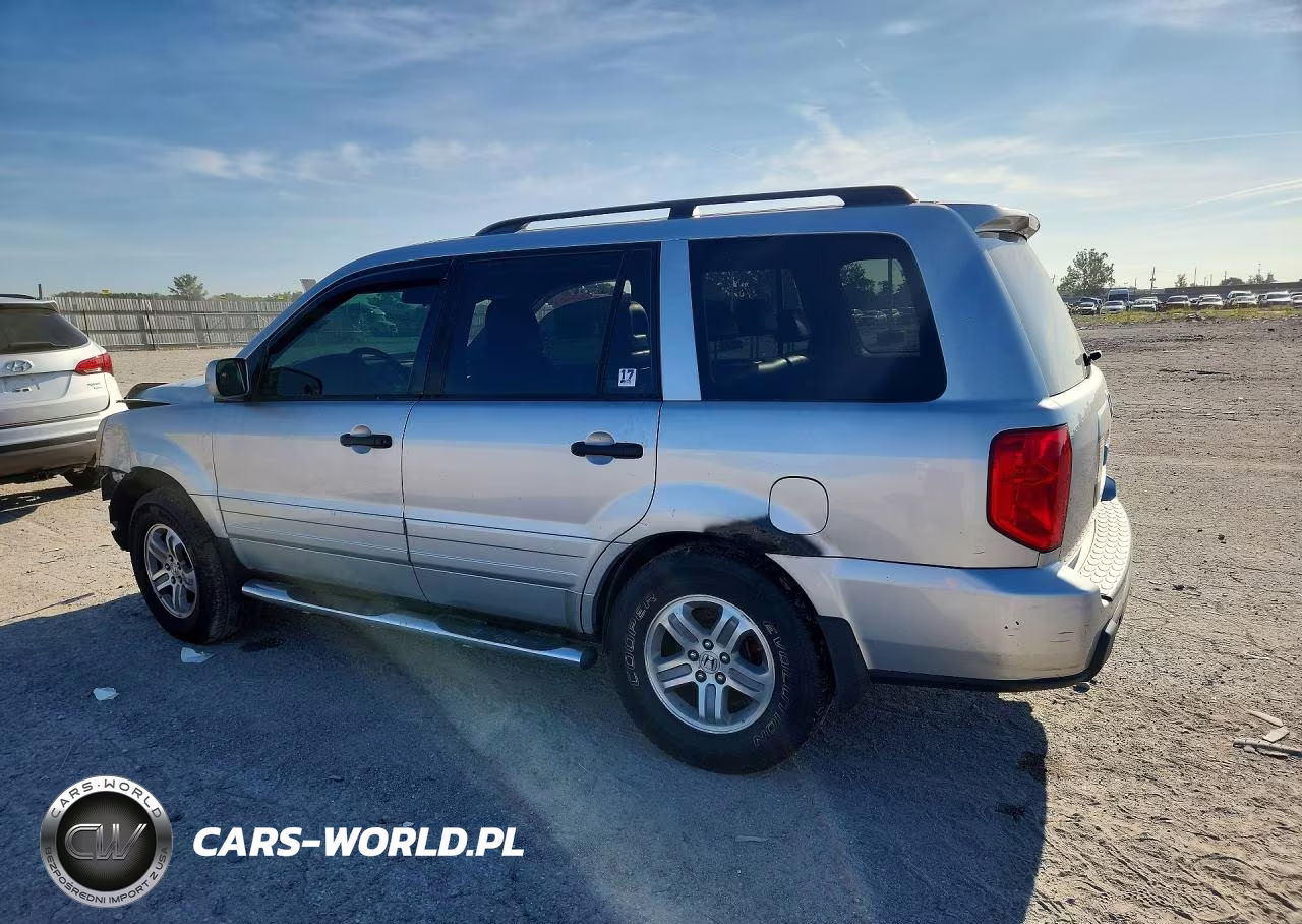 2005 Honda Pilot Exl VIN:2HKYF186X5H523682 - 2