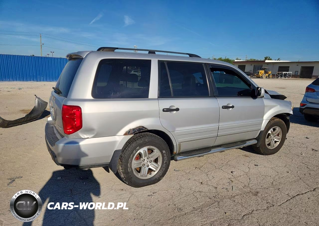 2005 Honda Pilot Exl VIN:2HKYF186X5H523682 - 3