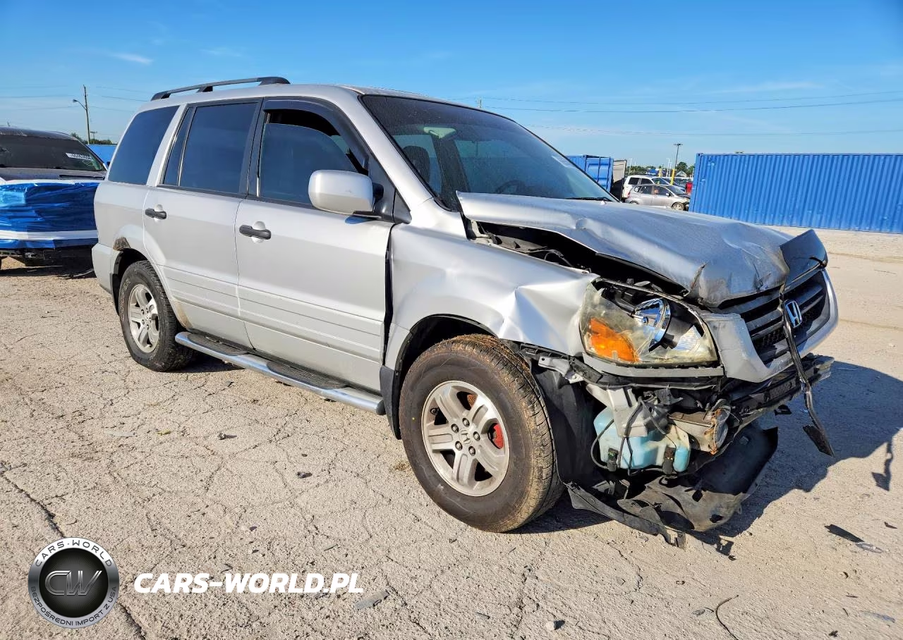 2005 Honda Pilot Exl VIN:2HKYF186X5H523682 - 4