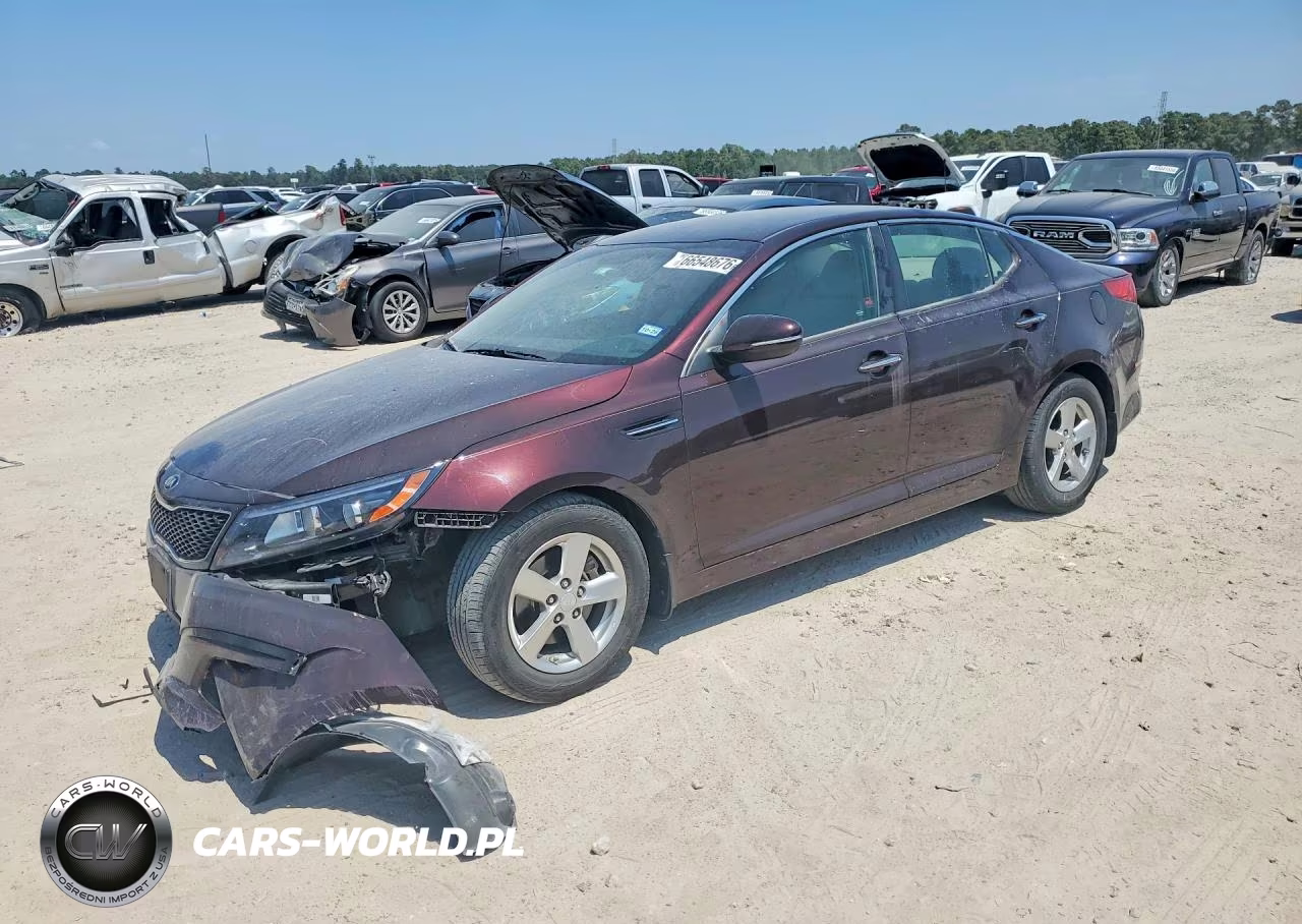 2015 Kia Optima Lx VIN:5XXGM4A72FG492317 - 1