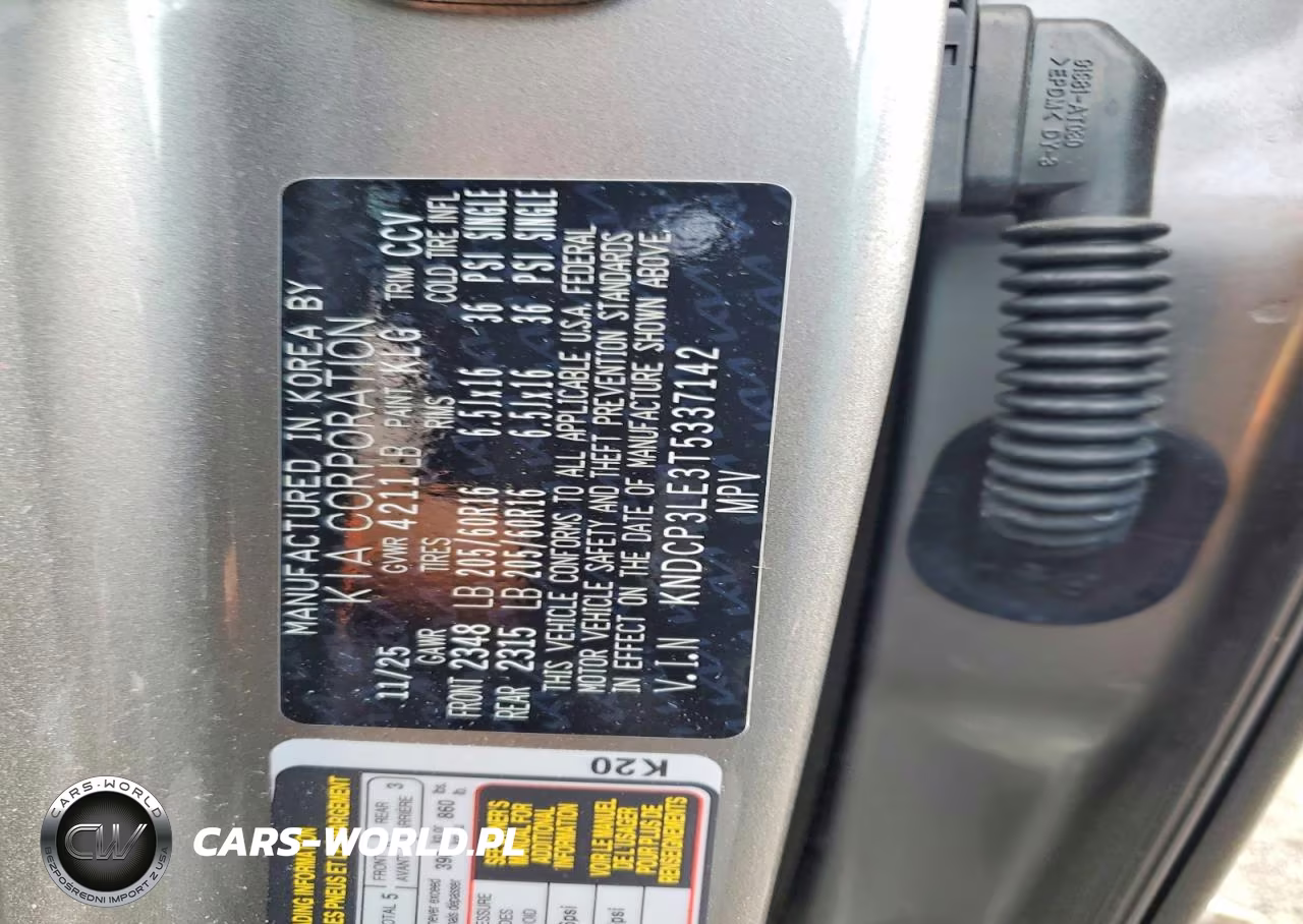 2026 Kia Niro Lx VIN:KNDCP3LE3T5337142 - 12