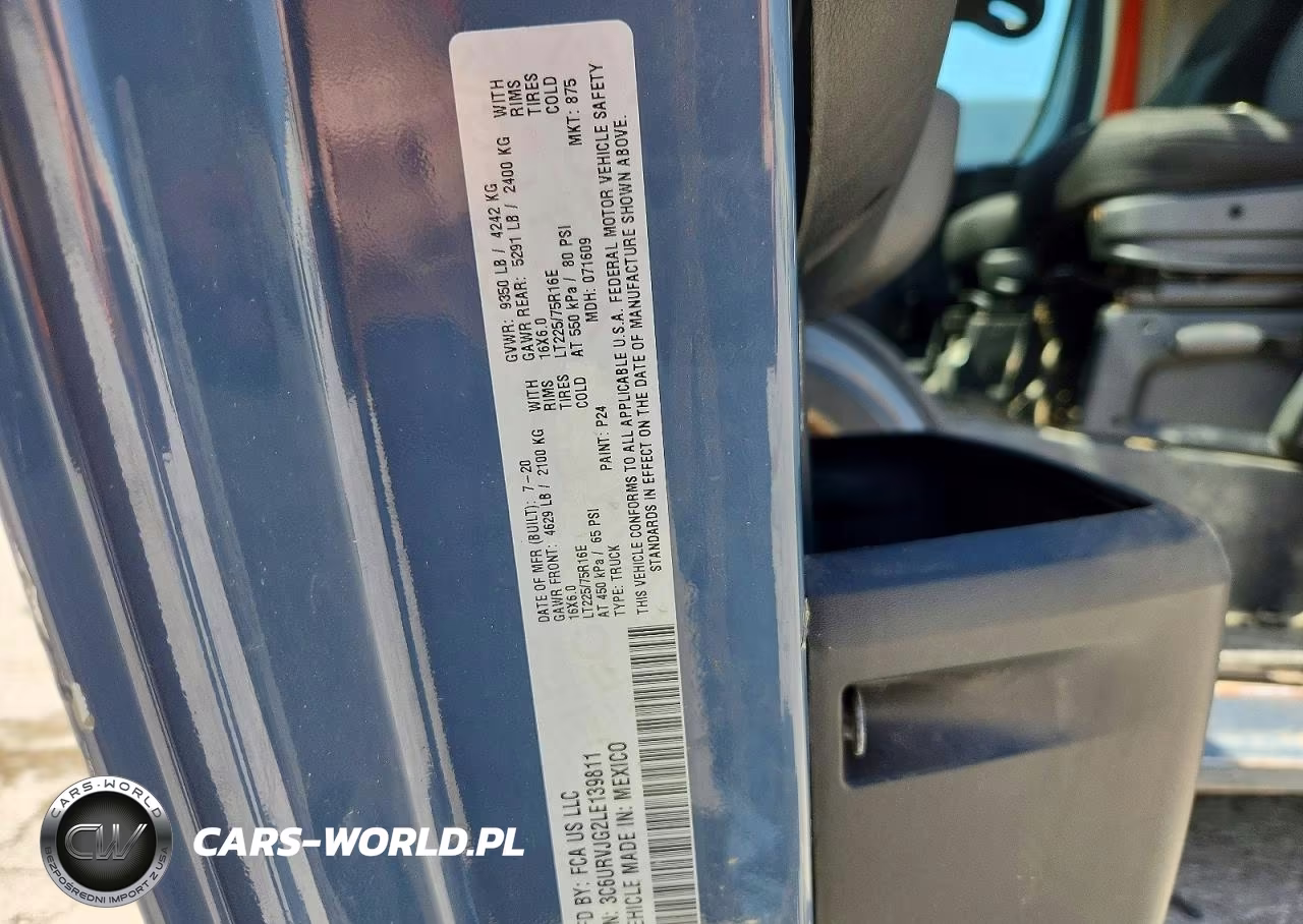 2020 Ram Promaster 3500 Delivery Van VIN:3C6URVJG2LE139811 - 13