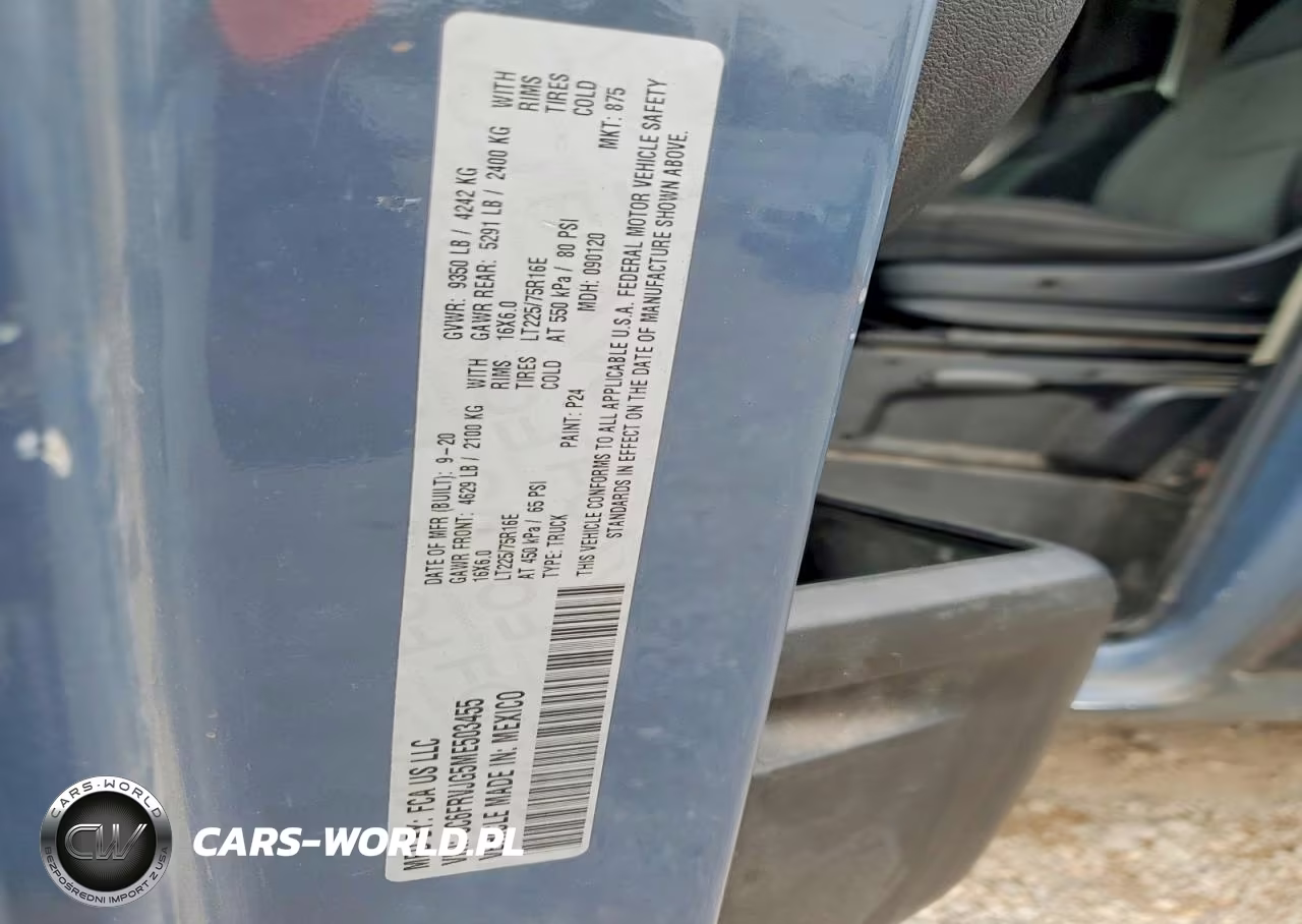 2021 Ram Promaster 3500 Delivery Van VIN:3C6FRVJG5ME503455 - 13