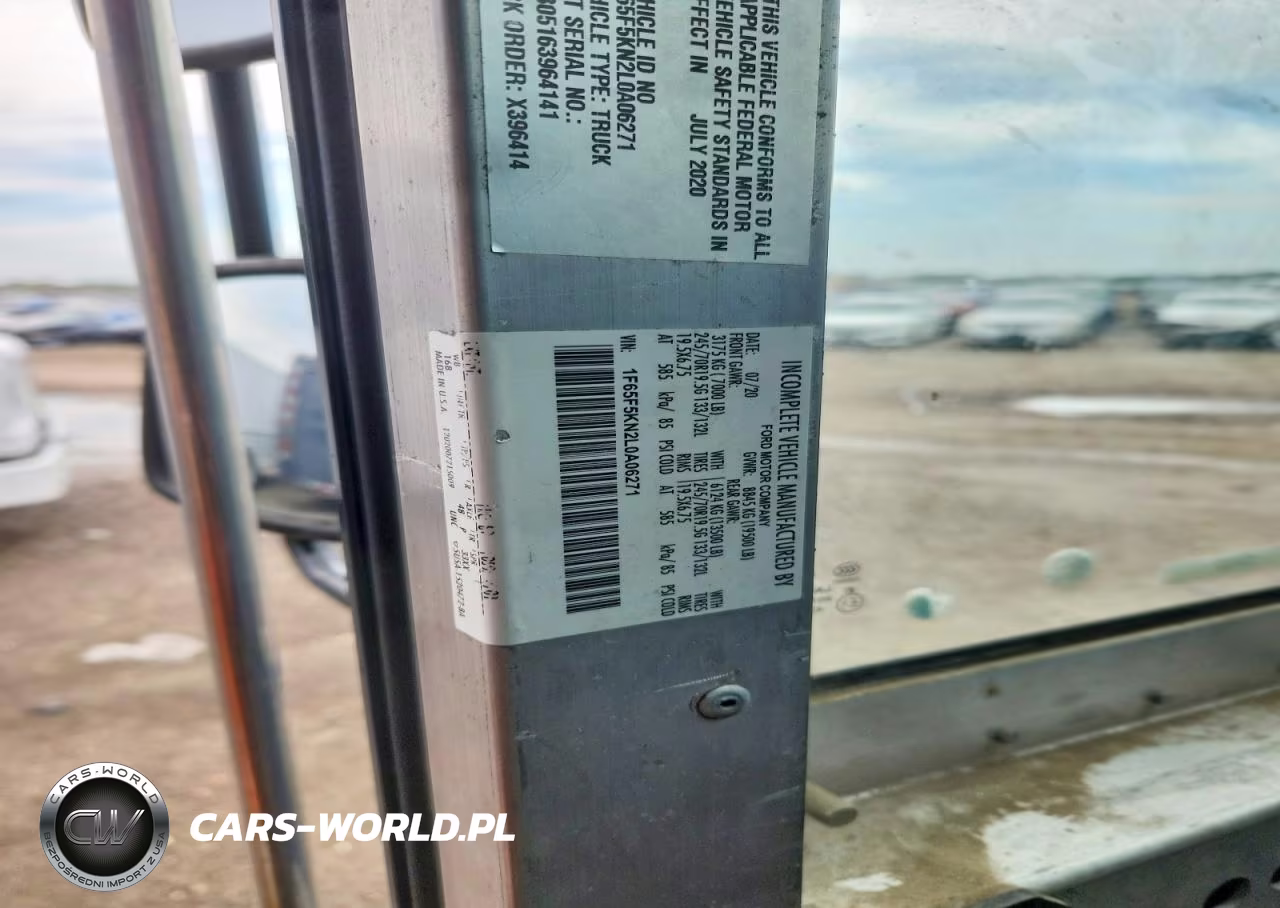 2020 Ford F59 Delivery Truck VIN:1F65F5KN2L0A06271 - 13