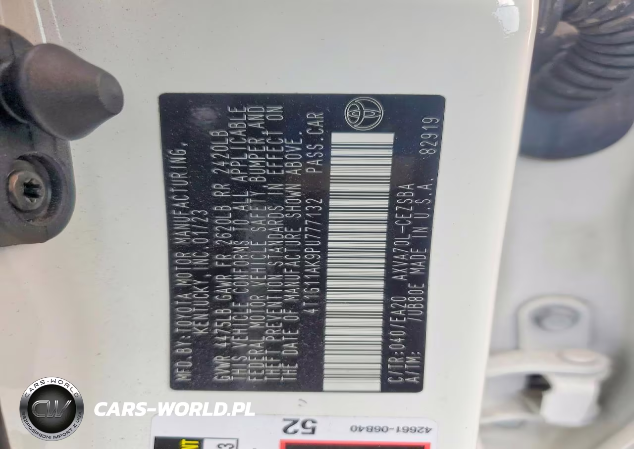 2023 Toyota Camry Se VIN:4T1G11AK9PU777132 - 12