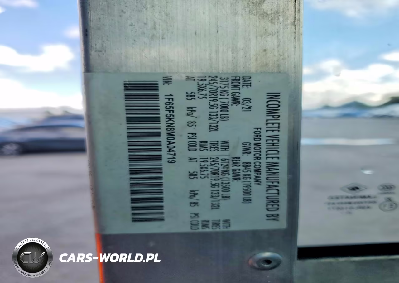 2021 Ford F59 Delivery Truck VIN:1F65F5KN8M0A04719 - 13