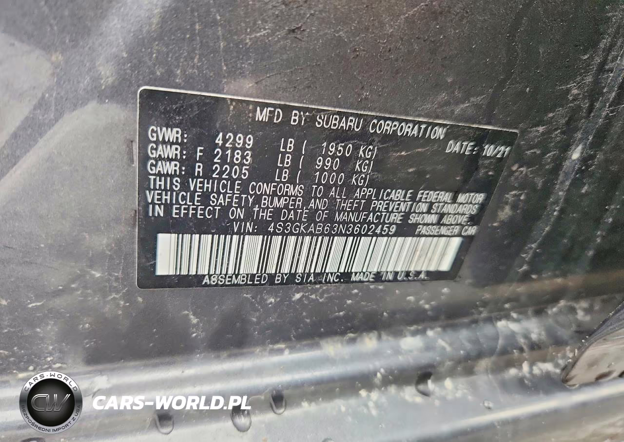 2022 Subaru Impreza VIN:4S3GKAB63N3602459 - 12
