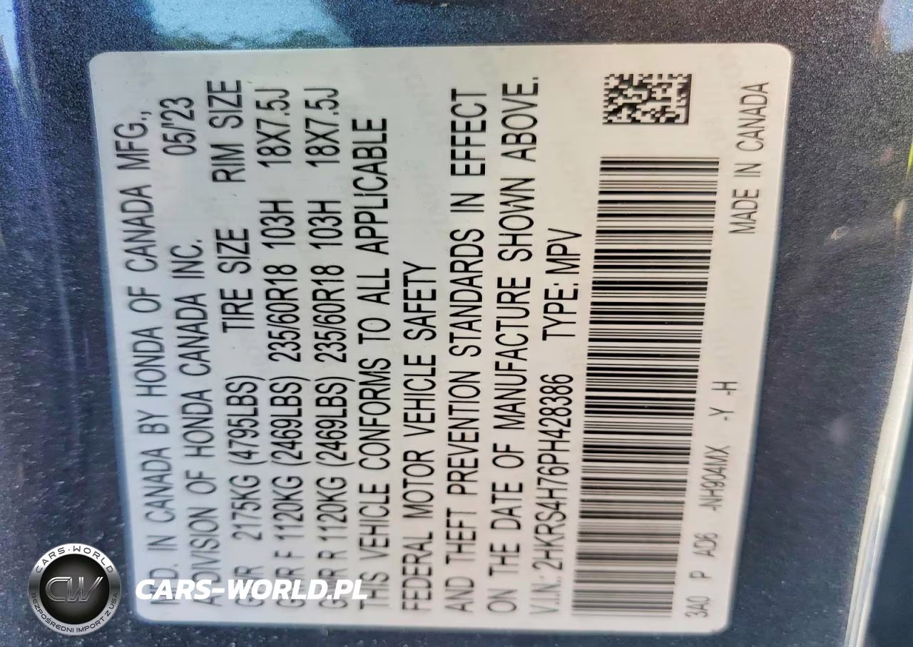 2023 Honda Cr-V Exl VIN:2HKRS4H76PH428386 - 13