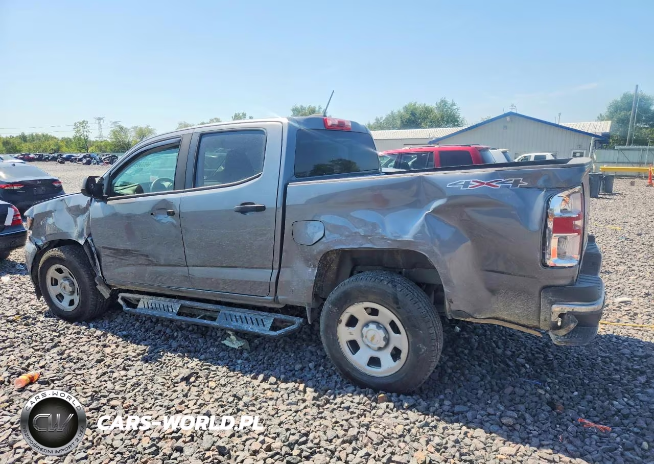 2021 Chevrolet Colorado VIN:1GCGTBEN4M1105968 - 2