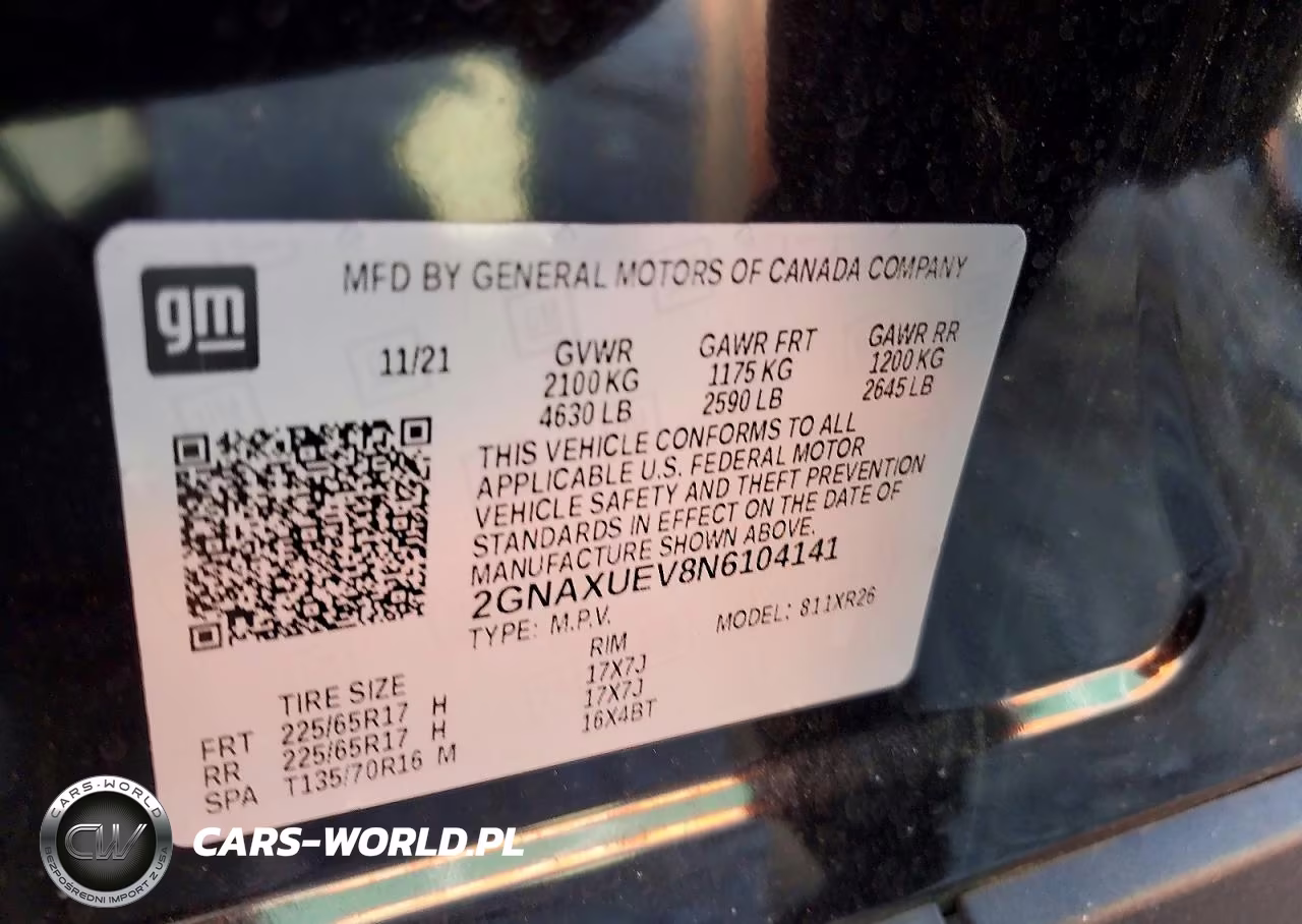 2022 Chevrolet Equinox Lt VIN:2GNAXUEV8N6104141 - 13