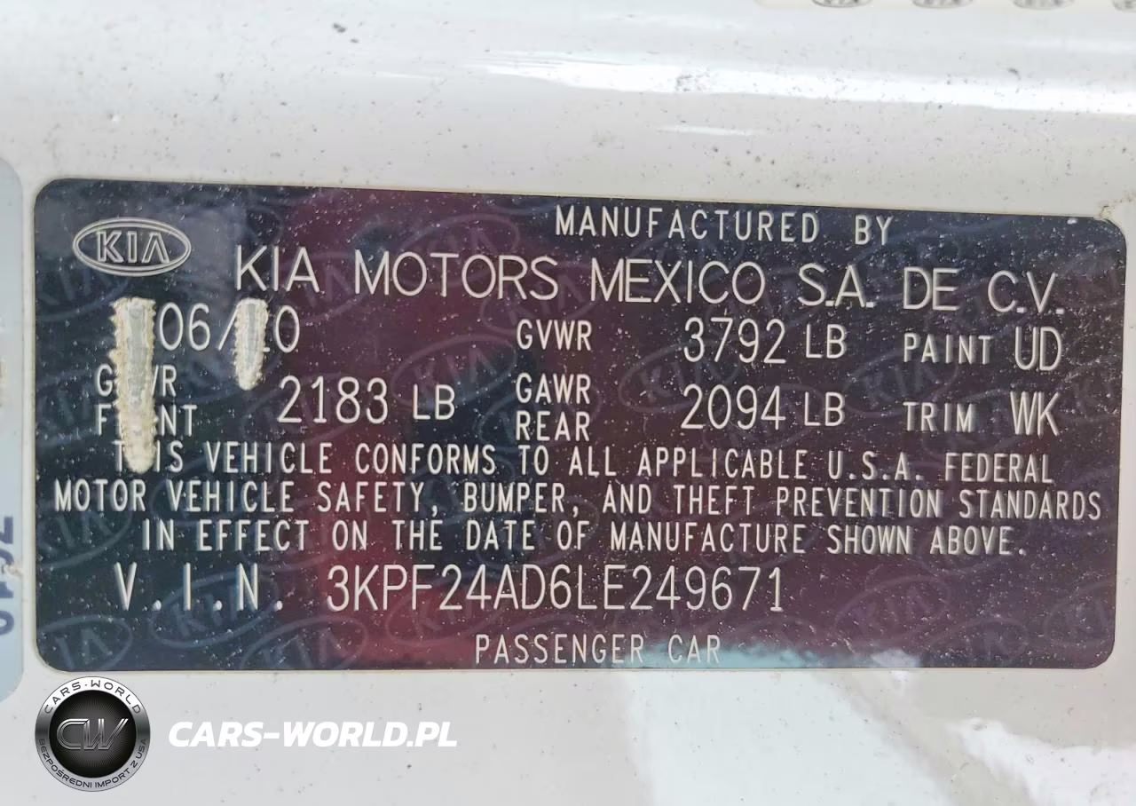 2020 Kia Forte Lxs VIN:3KPF24AD6LE249671 - 12