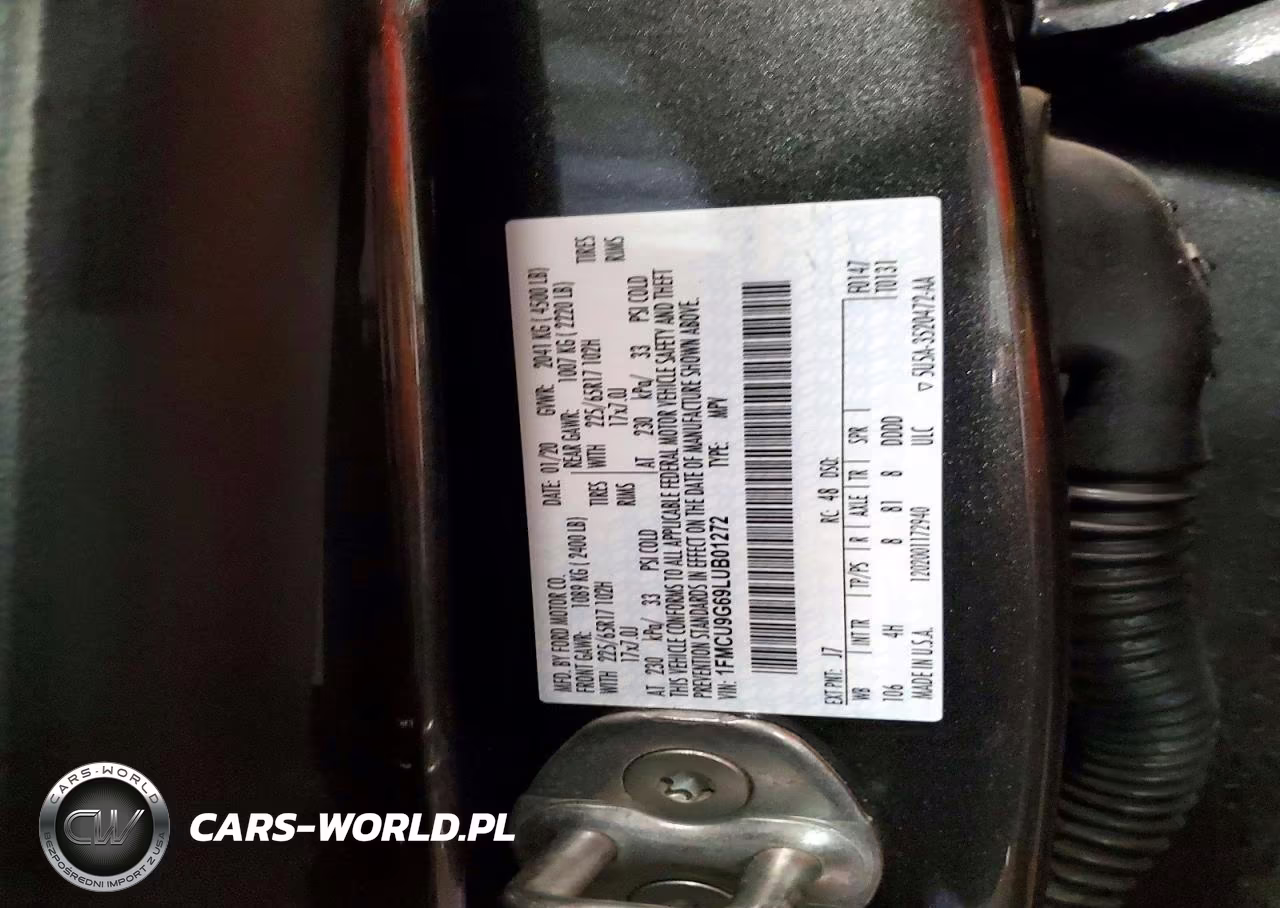 2020 Ford Escape Se VIN:1FMCU9G69LUB01272 - 14