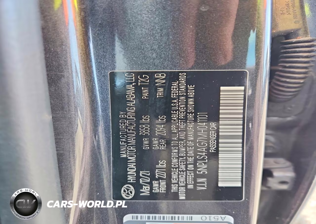 2021 Hyundai Elantra Sel VIN:5NPLS4AG7MH041101 - 12