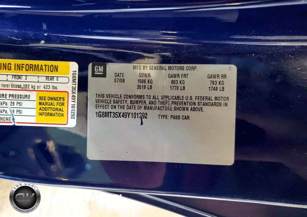 2009 Saturn Sky Redline VIN:1G8MT35X49Y101292 - 12