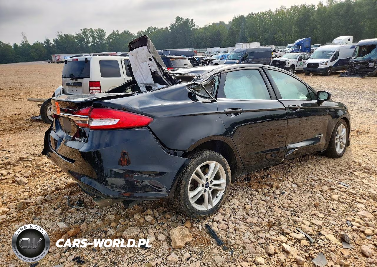 2018 Ford Fusion S Hybrid VIN:3FA6P0UU7JR122834 - 3