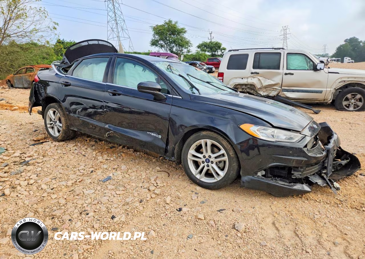 2018 Ford Fusion S Hybrid VIN:3FA6P0UU7JR122834 - 4