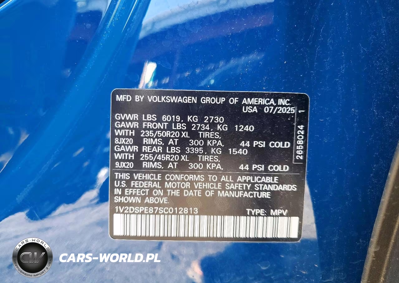 2025 Volkswagen Id.4 Pro VIN:1V2DSPE87SC012813 - 12