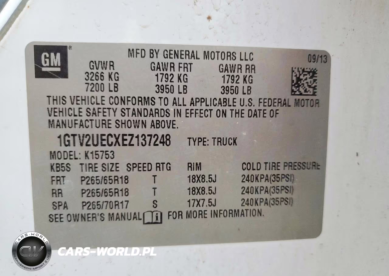 2014 GMC Sierra K1500 Sle VIN:1GTV2UECXEZ137248 - 12