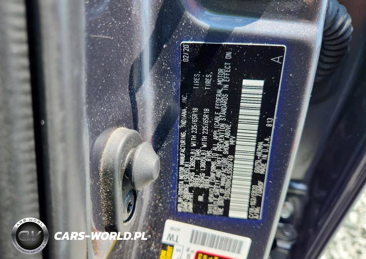 2020 Toyota Highlander Xle VIN:5TDGZRBH3LS508749 - 14