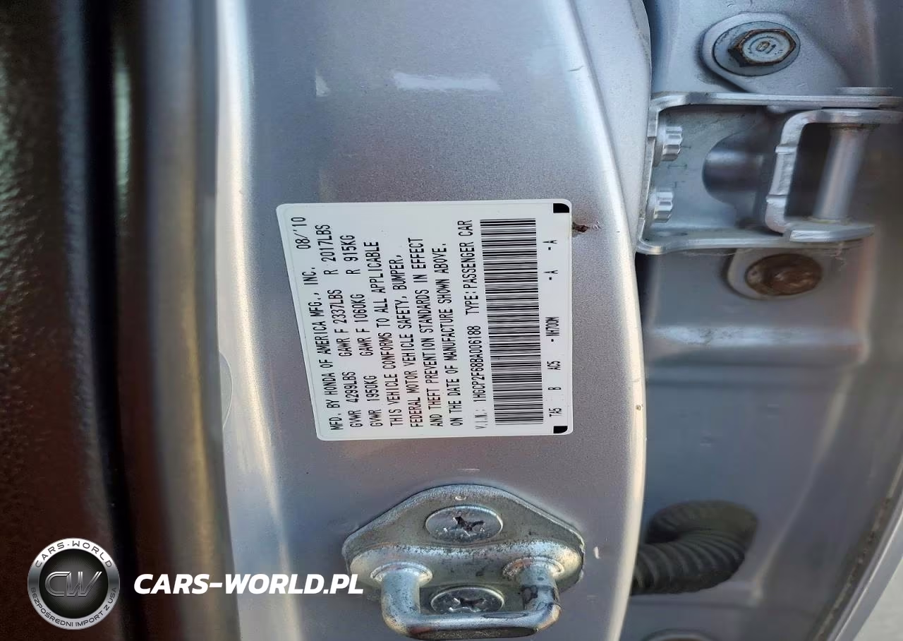 2011 Honda Accord Se VIN:1HGCP2F68BA006188 - 12