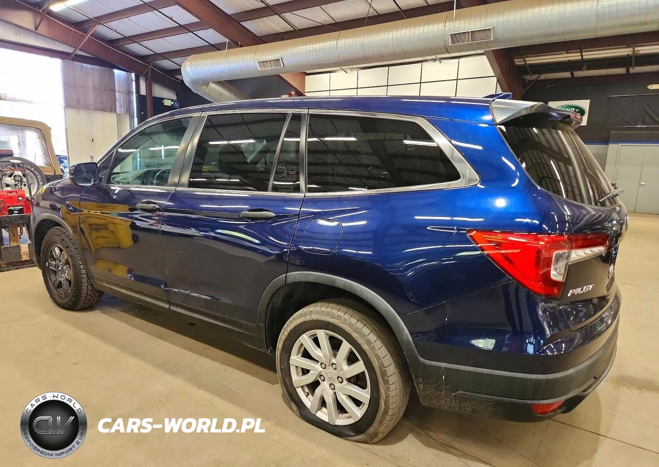 2019 Honda Pilot Lx VIN:5FNYF6H11KB020845 - 2