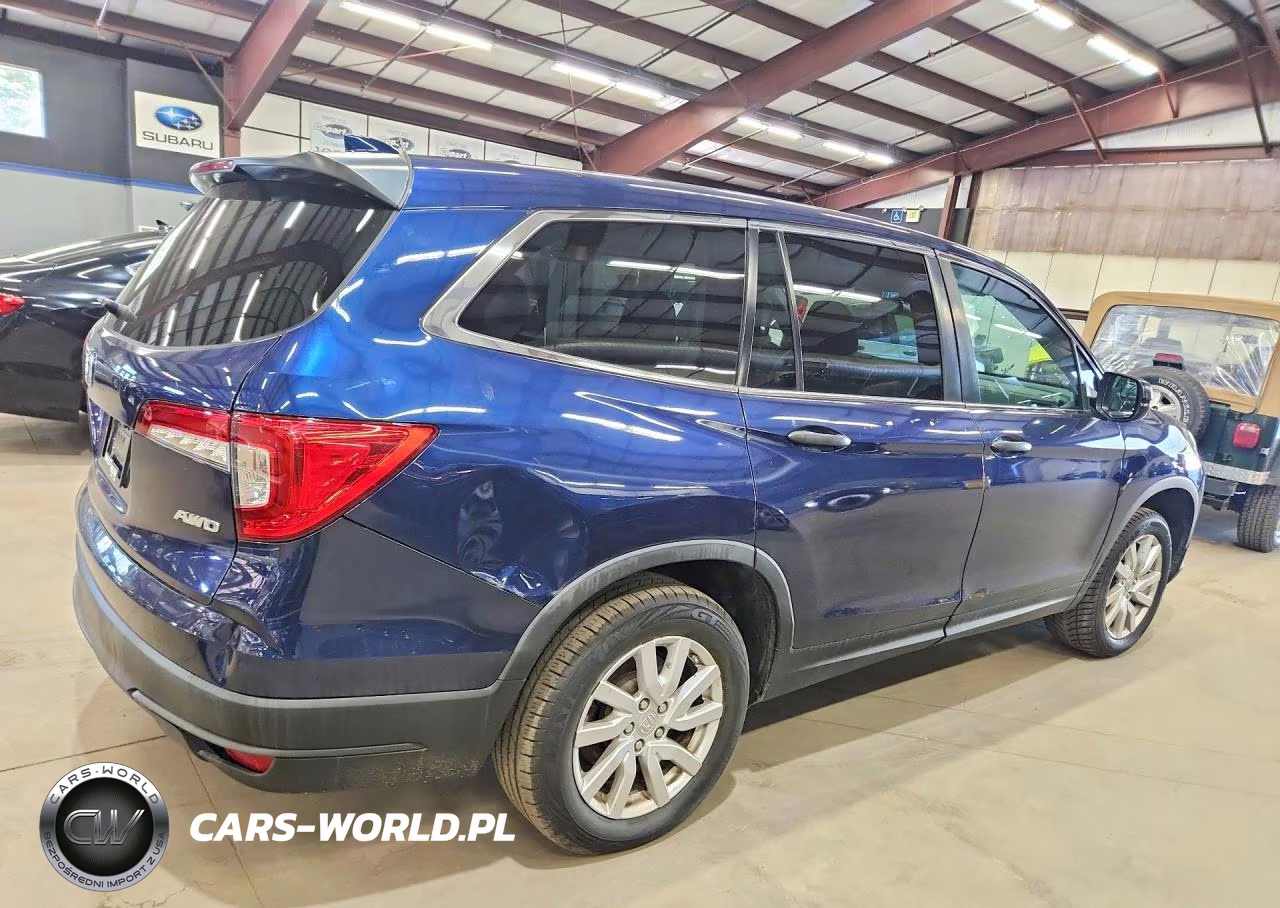 2019 Honda Pilot Lx VIN:5FNYF6H11KB020845 - 3