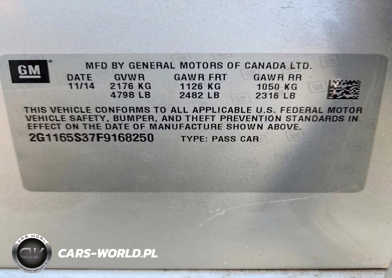 2015 Chevrolet Impala Ltz VIN:2G1165S37F9168250 - 12