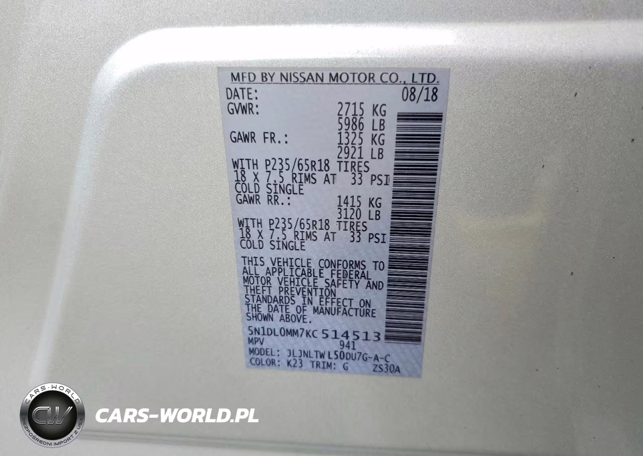 2019 Infiniti Qx60 Luxe VIN:5N1DL0MM7KC514513 - 13