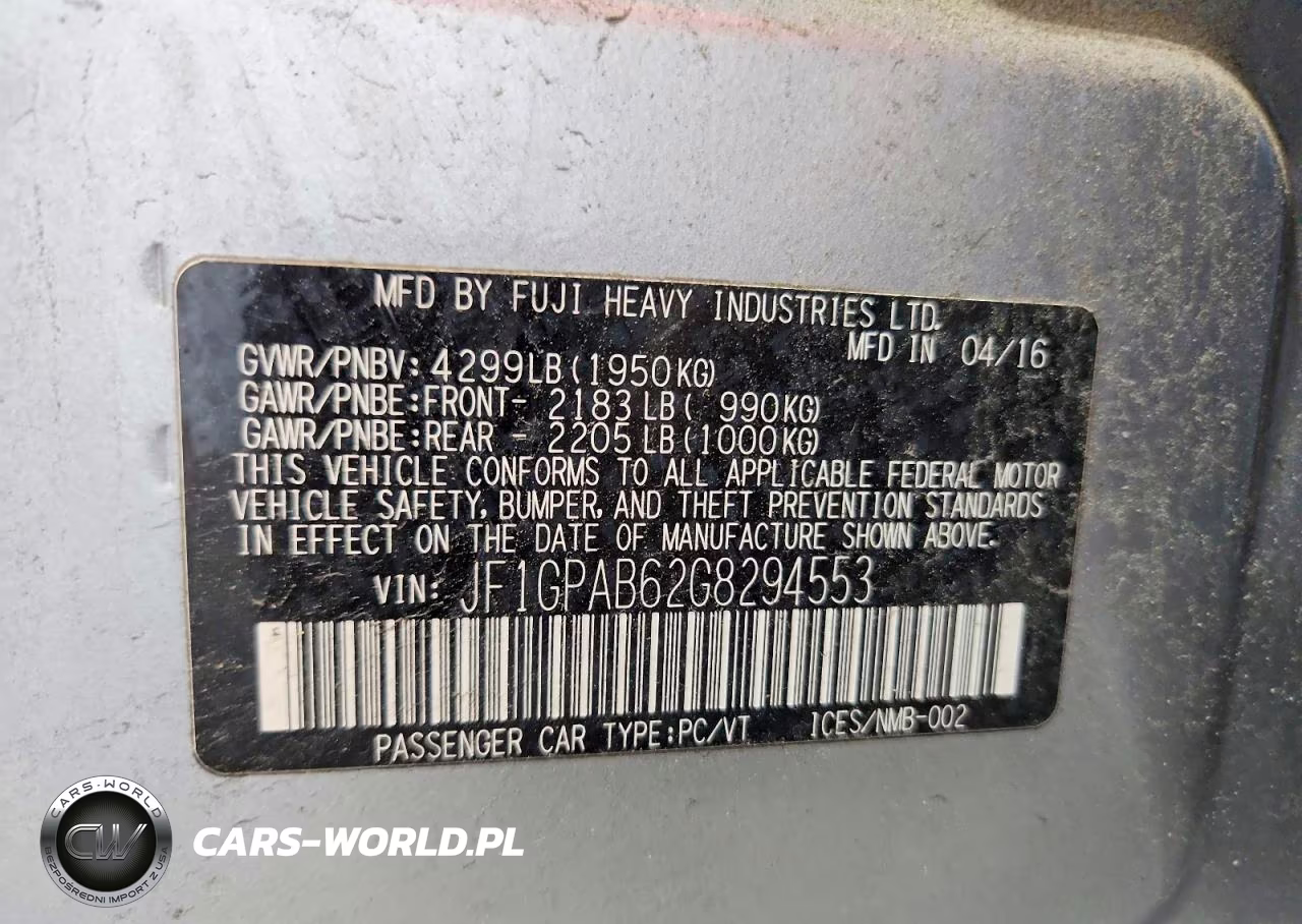 2016 Subaru Impreza Premium VIN:JF1GPAB62G8294553 - 12