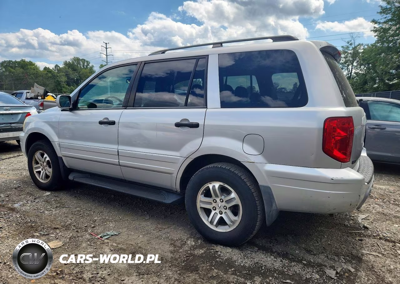 2004 Honda Pilot Exl VIN:2HKYF18734H606314 - 2