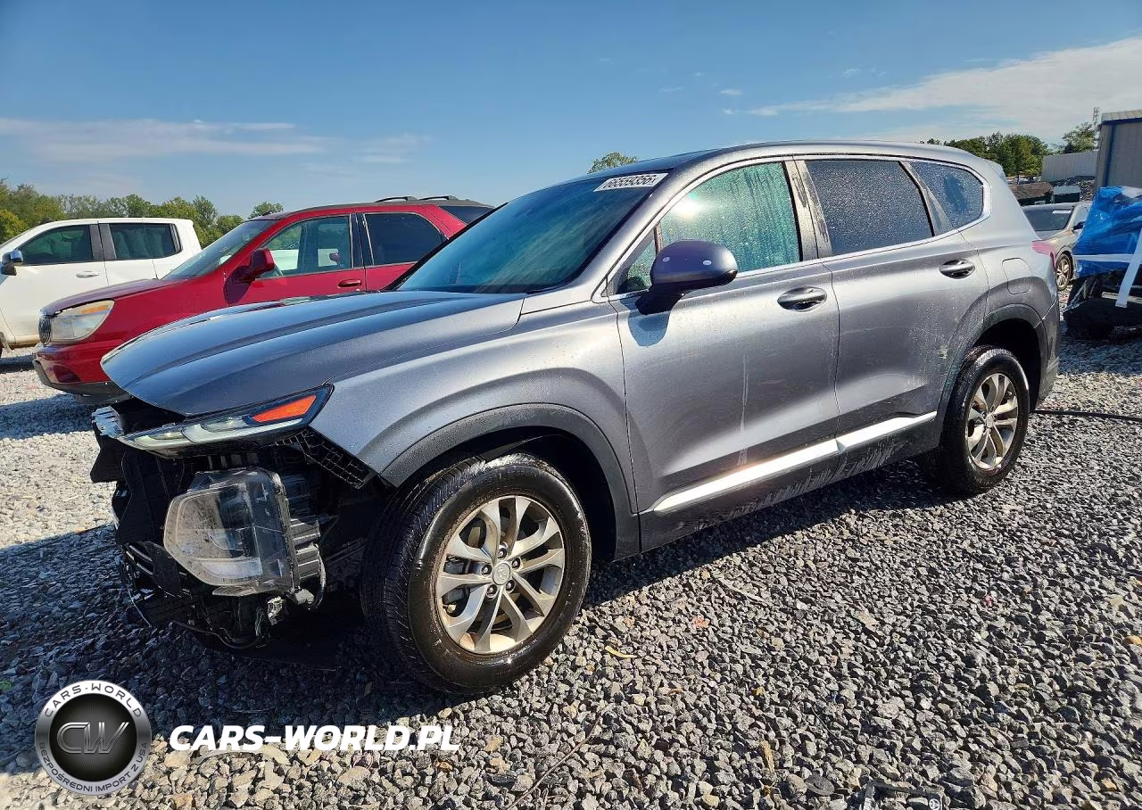 2019 Hyundai Santa Fe Se VIN:5NMS23AD4KH043801 - 1