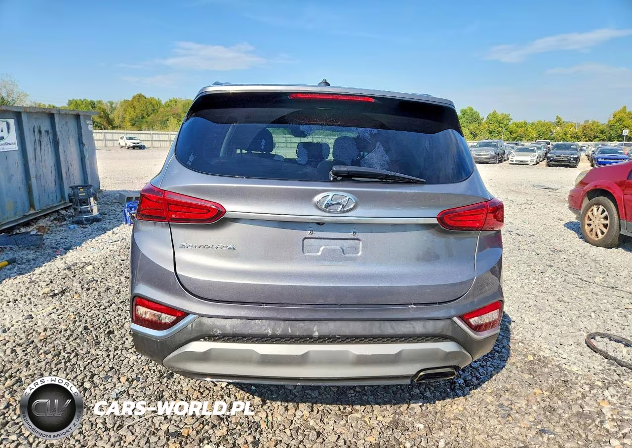 2019 Hyundai Santa Fe Se VIN:5NMS23AD4KH043801 - 6