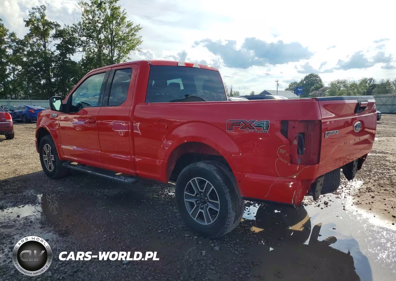 2017 Ford F150 Super Cab VIN:1FTFX1EF7HKC21636 - 2