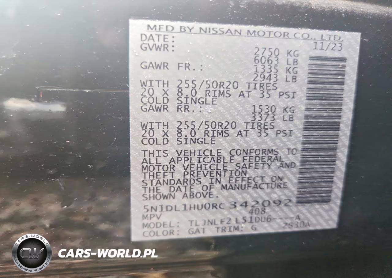 2024 Infiniti Qx60 Autograph VIN:5N1DL1HU0RC342092 - 13